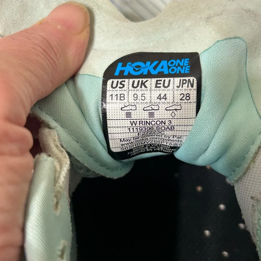 Hoka One One‎ Rincon 3 Running Shoes Womens Size 11B